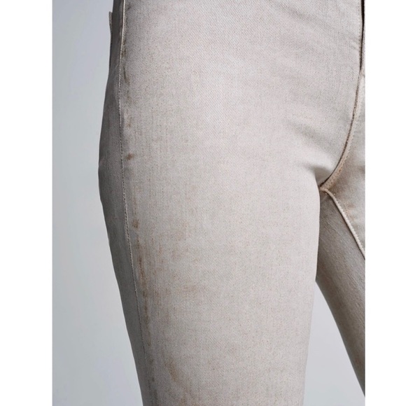 NEW L'AGENCE Margot Ankle Crop High
Waist Glitter Coated Denim Skinny Jeans 28 - Picture 8 of 12